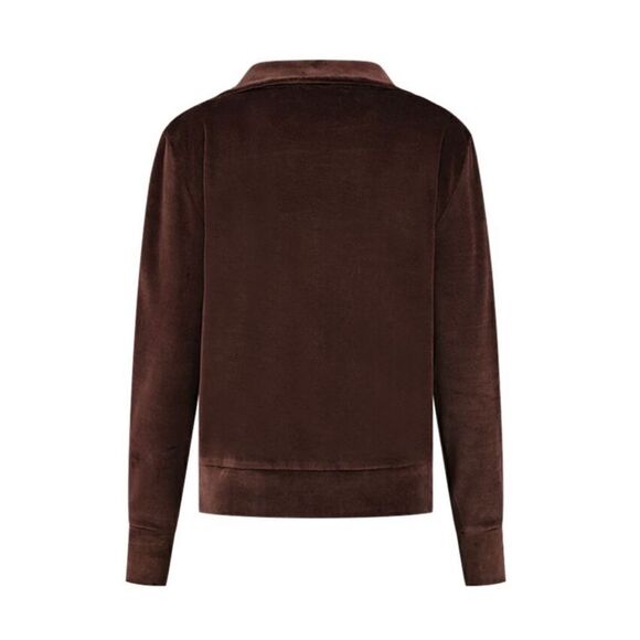 Lune Active Teddy Sweater Brown Purple Small - Picture 4 of 10